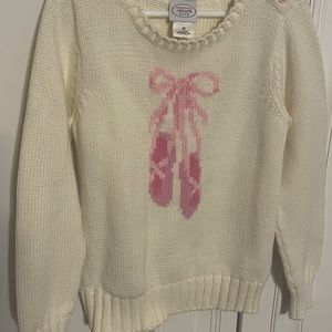 Talbots Girls Ballet Sweater